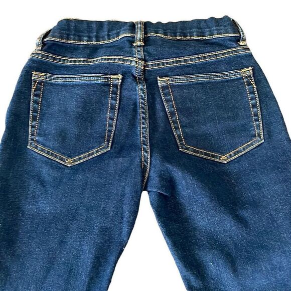 NWOT Kids Gap Dark Wash Regular Straight Stretch Jeans Size 8 - Picture 5 of 8